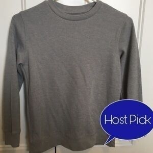 Boys size 8 medium Old Navy gray sweatshirt